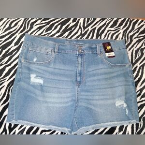 No Boundaries Blue Denim Shorts